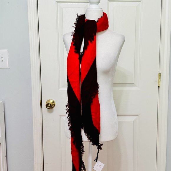 COACH OVERSIZED 100% WOOL SCARF WRAP 54 IN X 54 IN - Picture 7 of 12